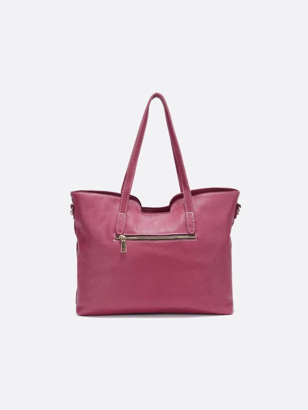 Sac cabas en cuir grainé