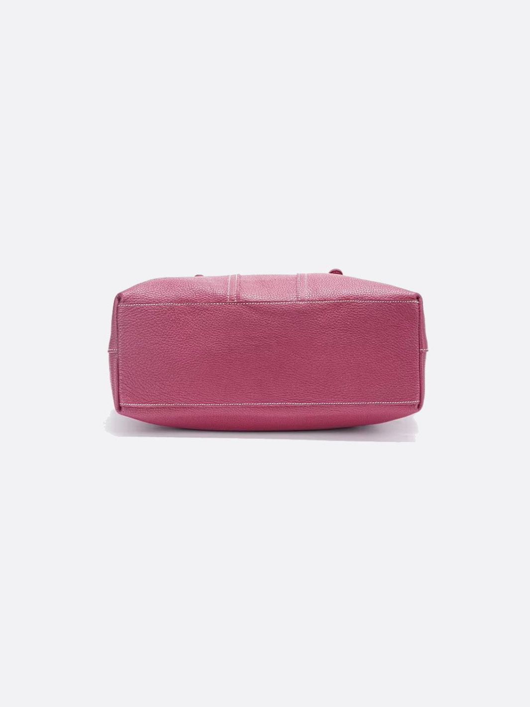 Sac cabas en cuir grainé