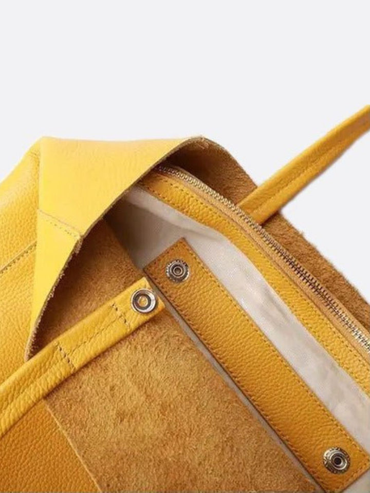 Sac cabas en cuir souple