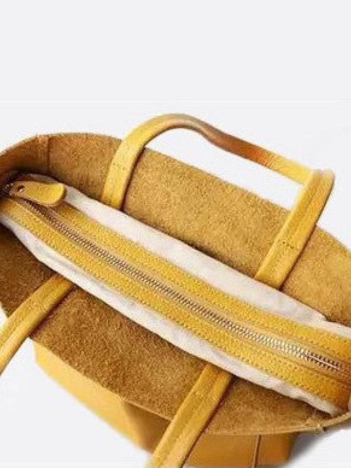 Sac cabas en cuir souple