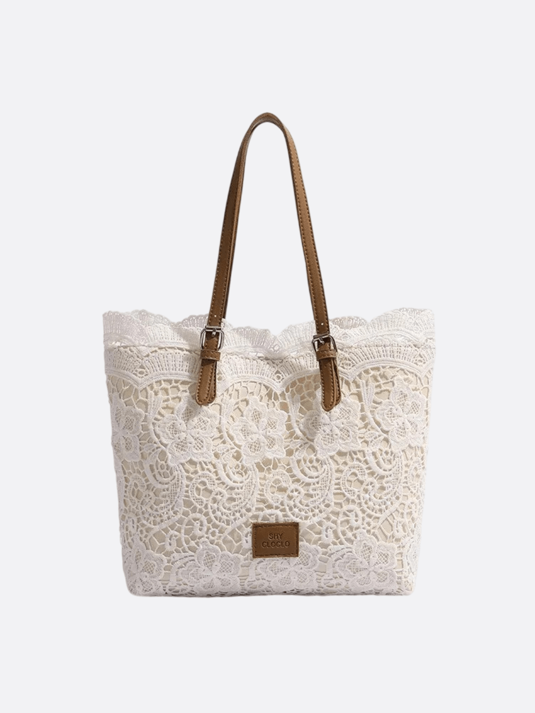 sac cabas dentelle