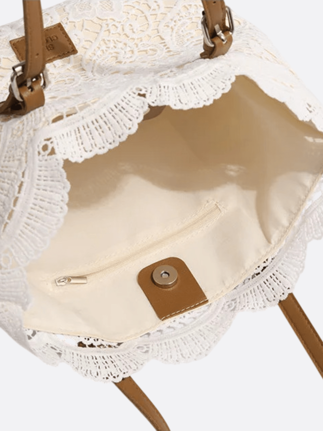 Sac cabas en dentelle