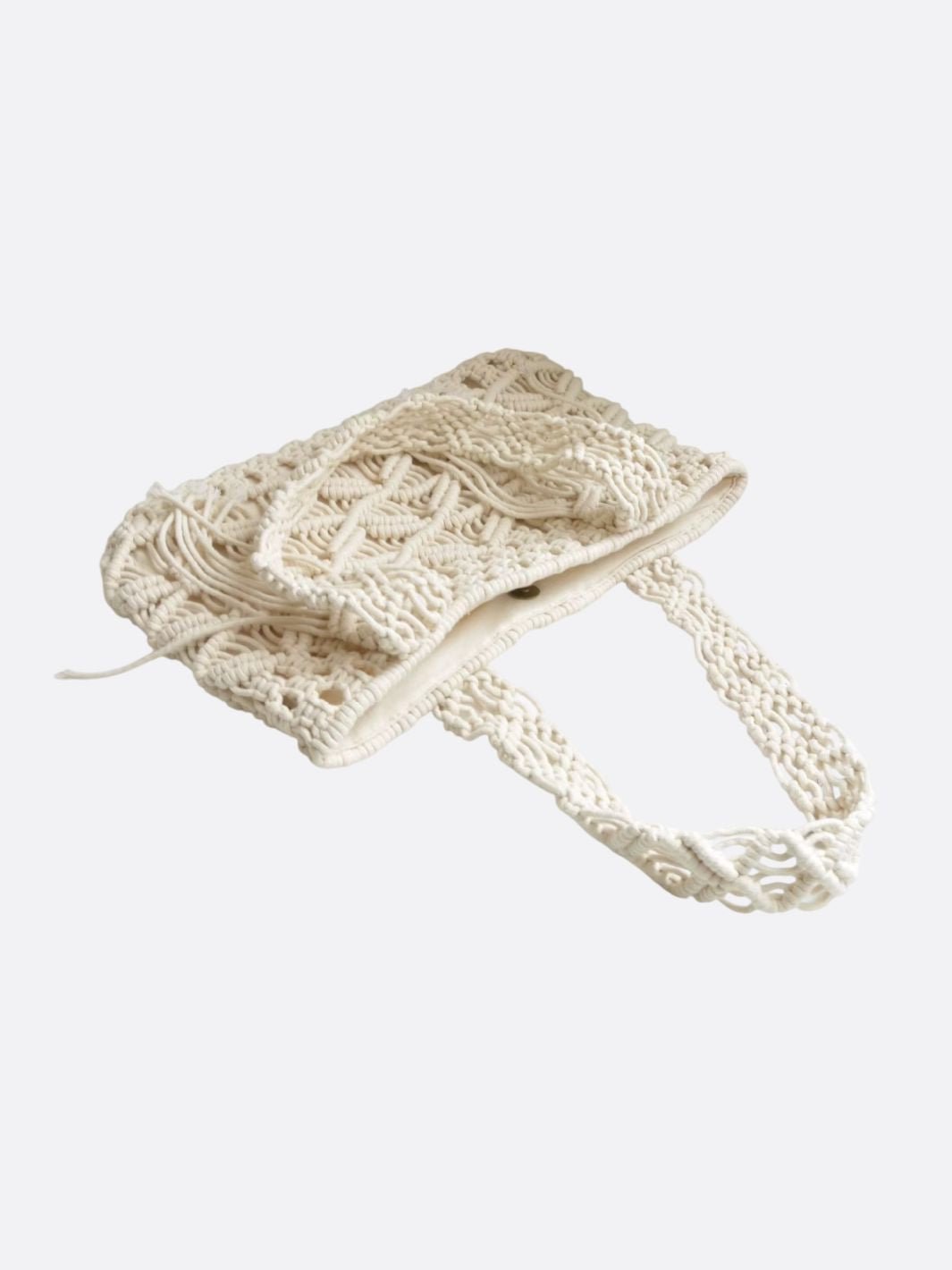 Sac cabas en macramé