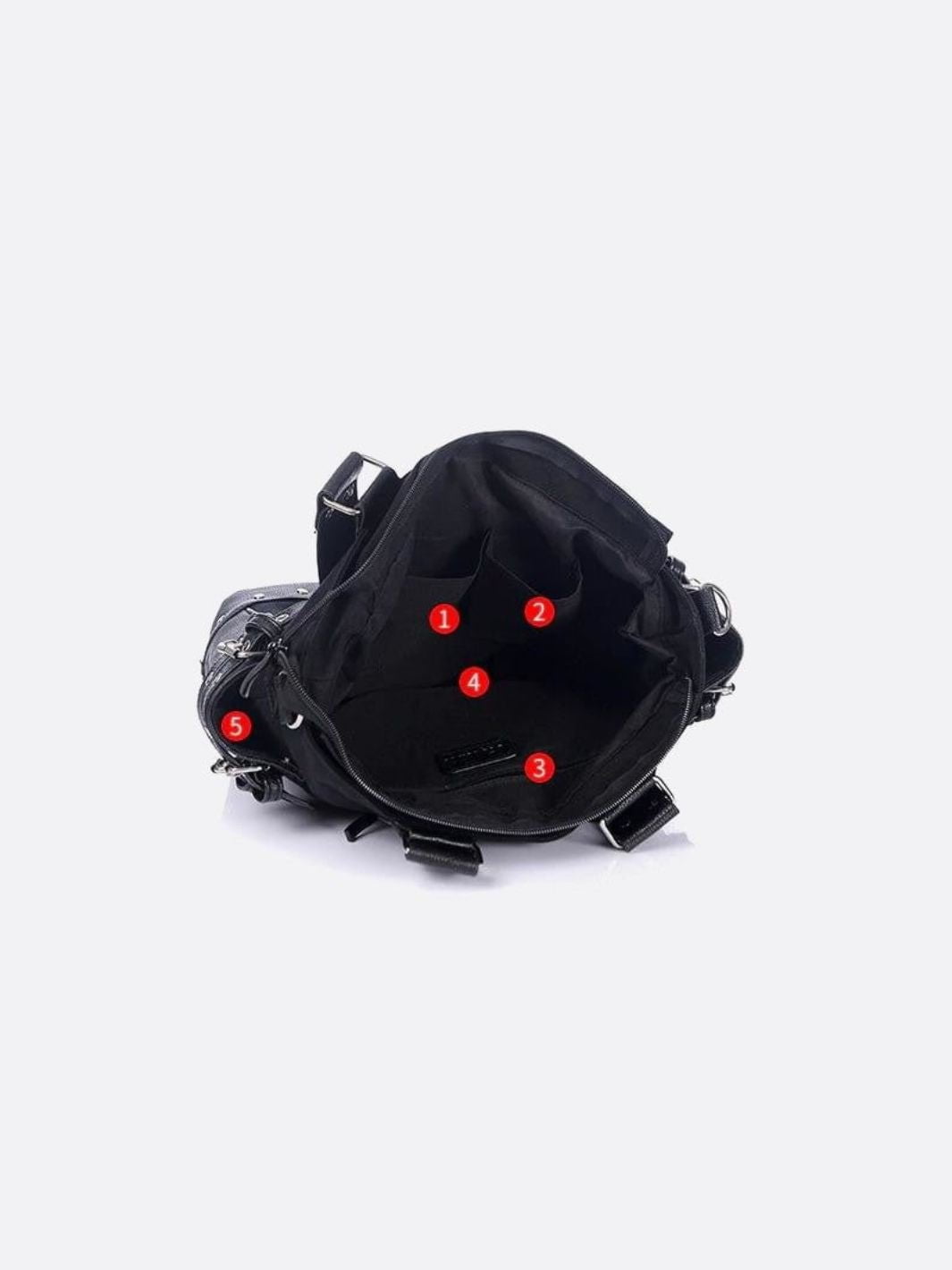 Sac cabas noir en toile