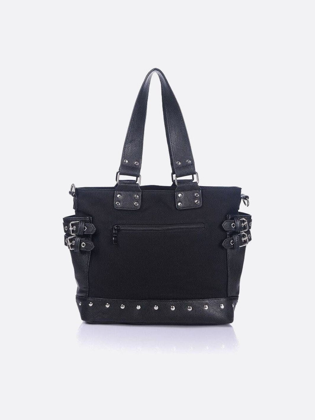 Sac cabas noir en toile