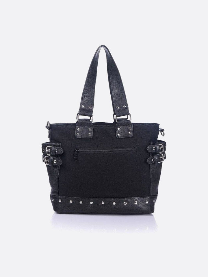Sac cabas noir en toile
