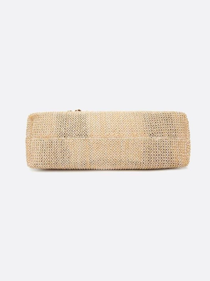 Sac cabas paille avec pompon