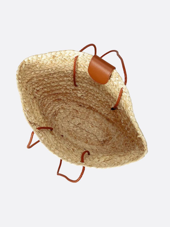Sac cabas panier en osier