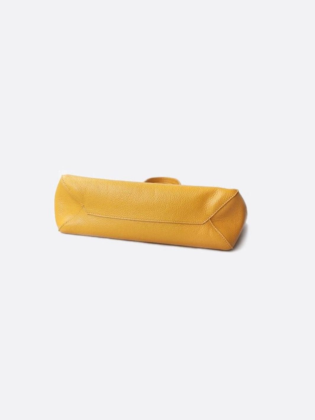 Sac cabas vertical en cuir