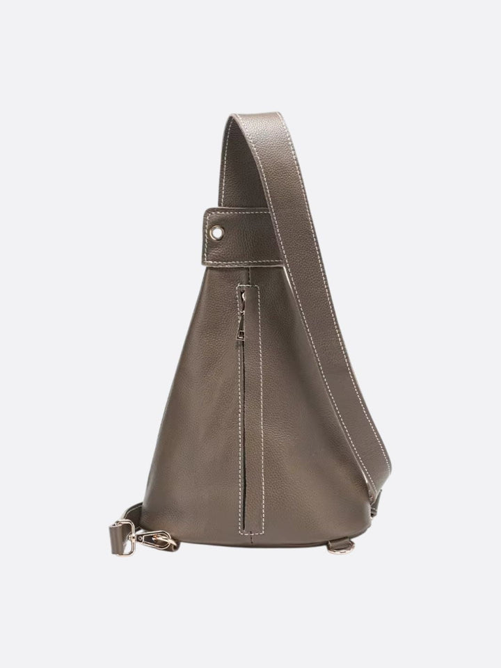 Sac cuir bandoulière large