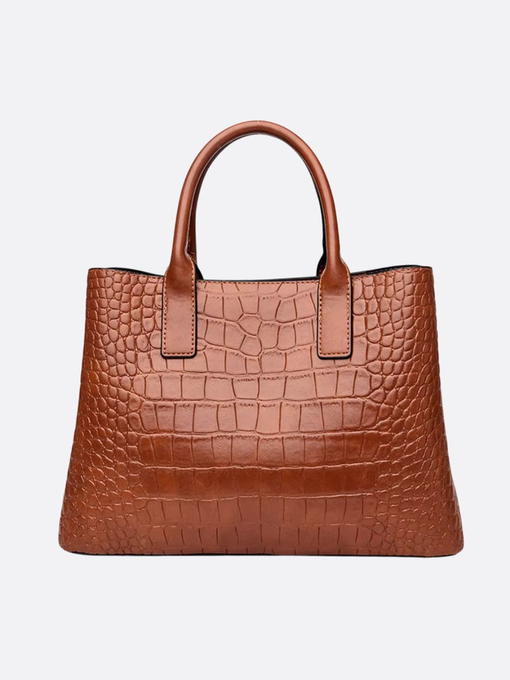 Sac cuir croco