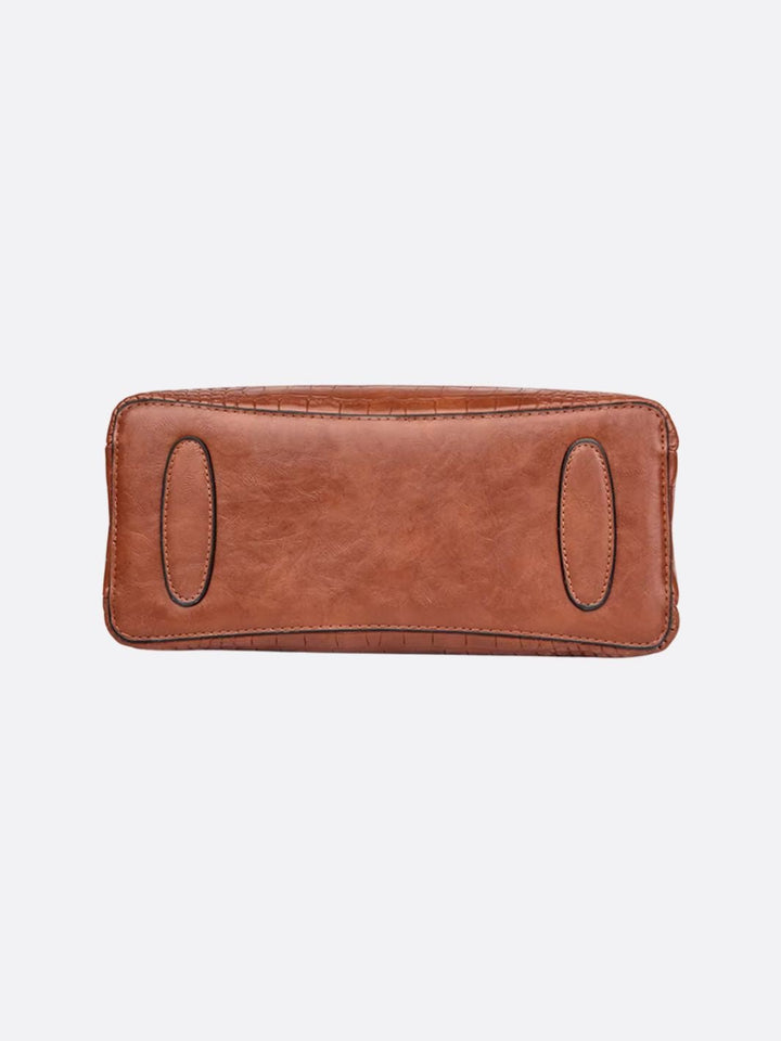 Sac cuir croco