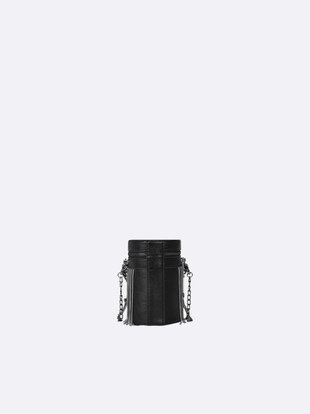 Sac cylindre cuir noir<br>Nevada