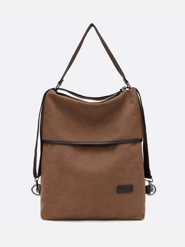 Sac convertible sac à dos marron