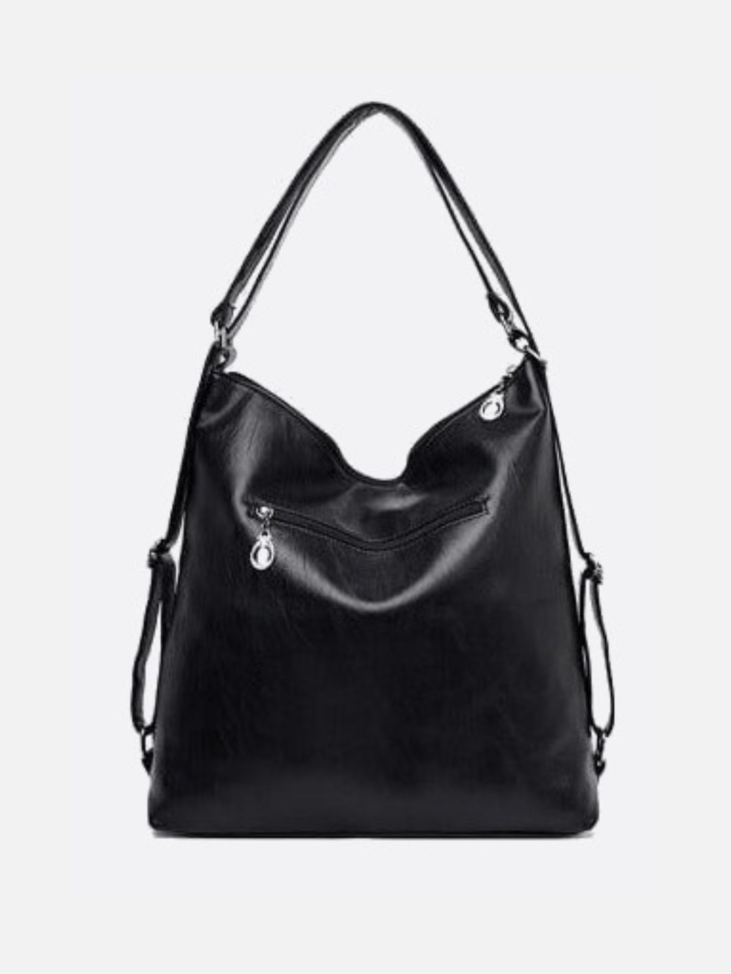 Sac d'épaule en cuir transformable en sac à dos