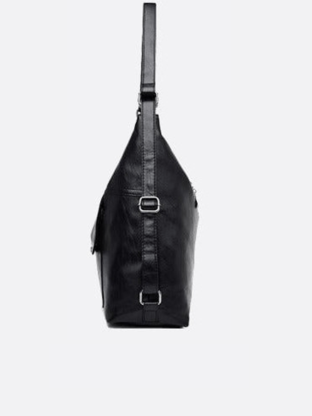 Sac d'épaule en cuir transformable en sac à dos<br>Orvane