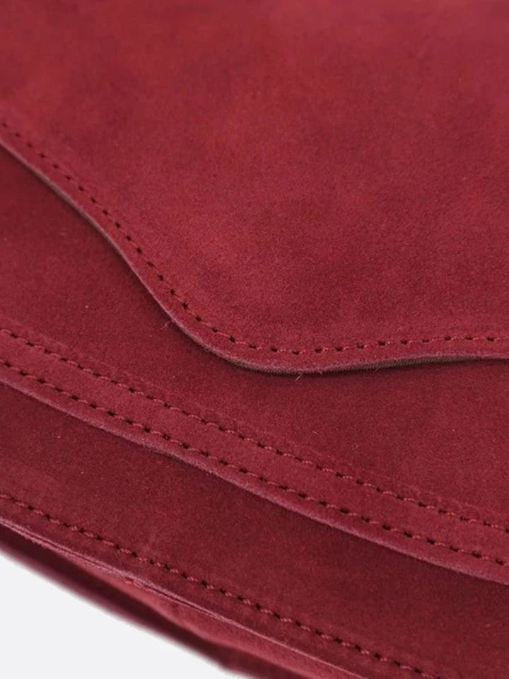 Sac daim rouge