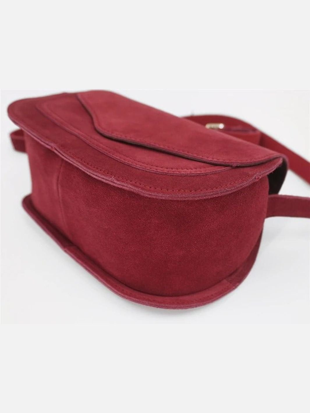 Sac daim rouge