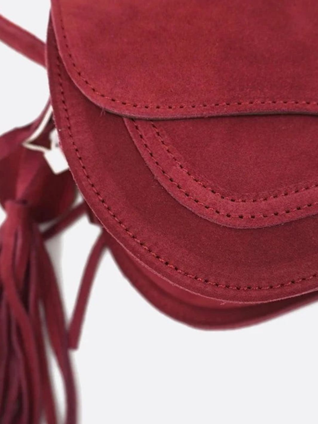Sac daim rouge