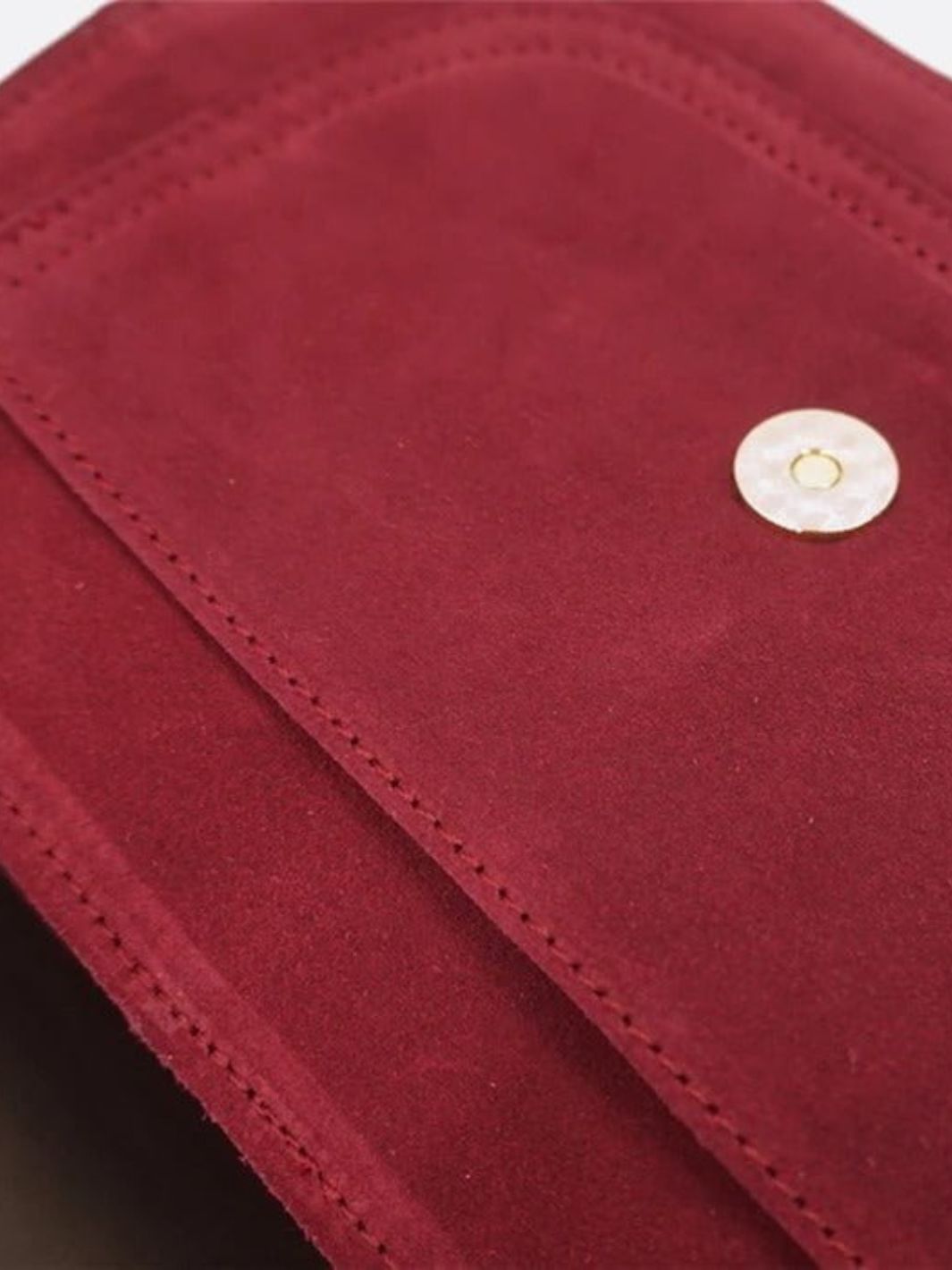Sac daim rouge