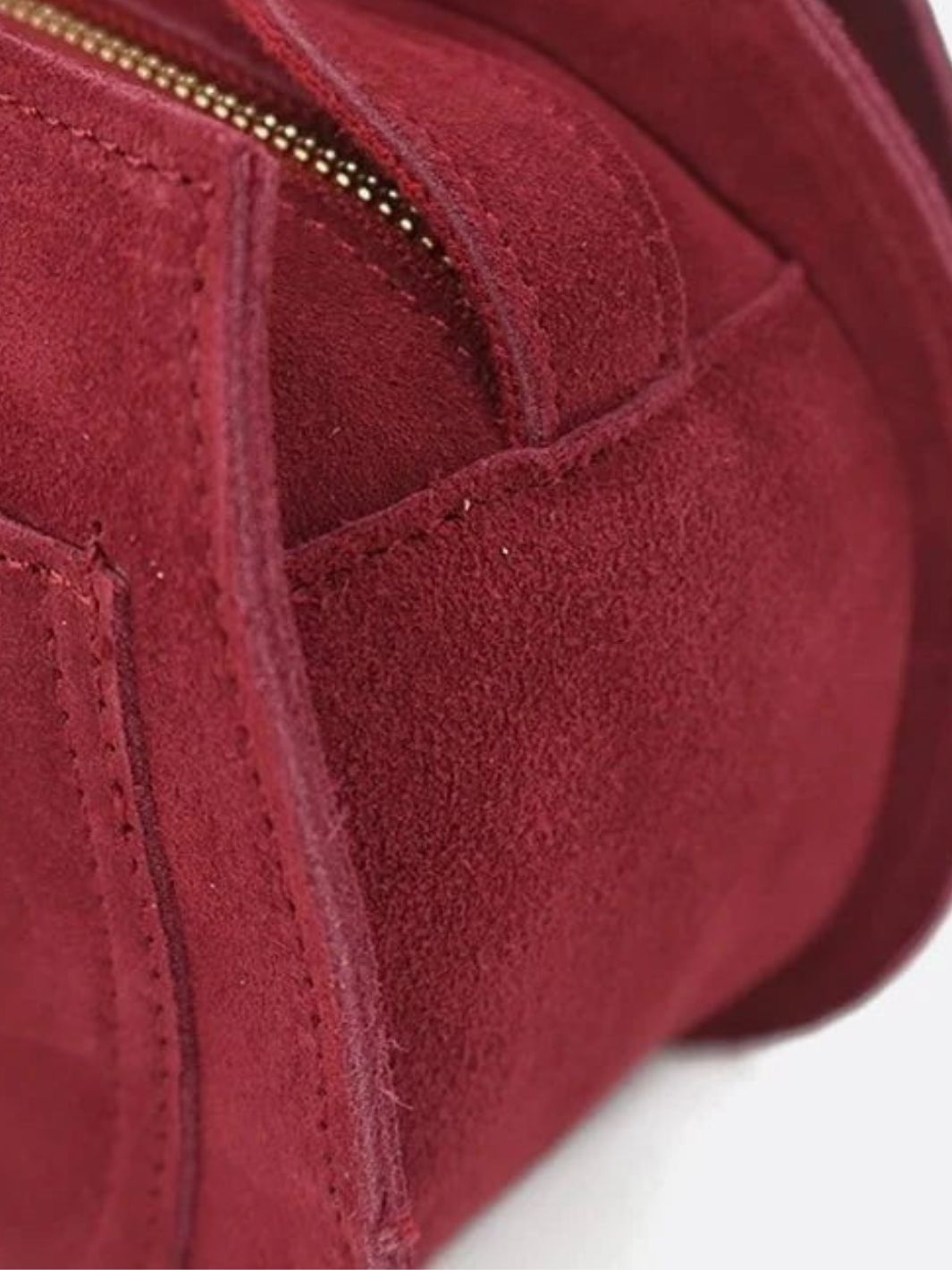 Sac daim rouge