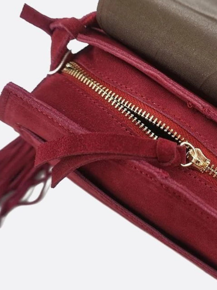 Sac daim rouge
