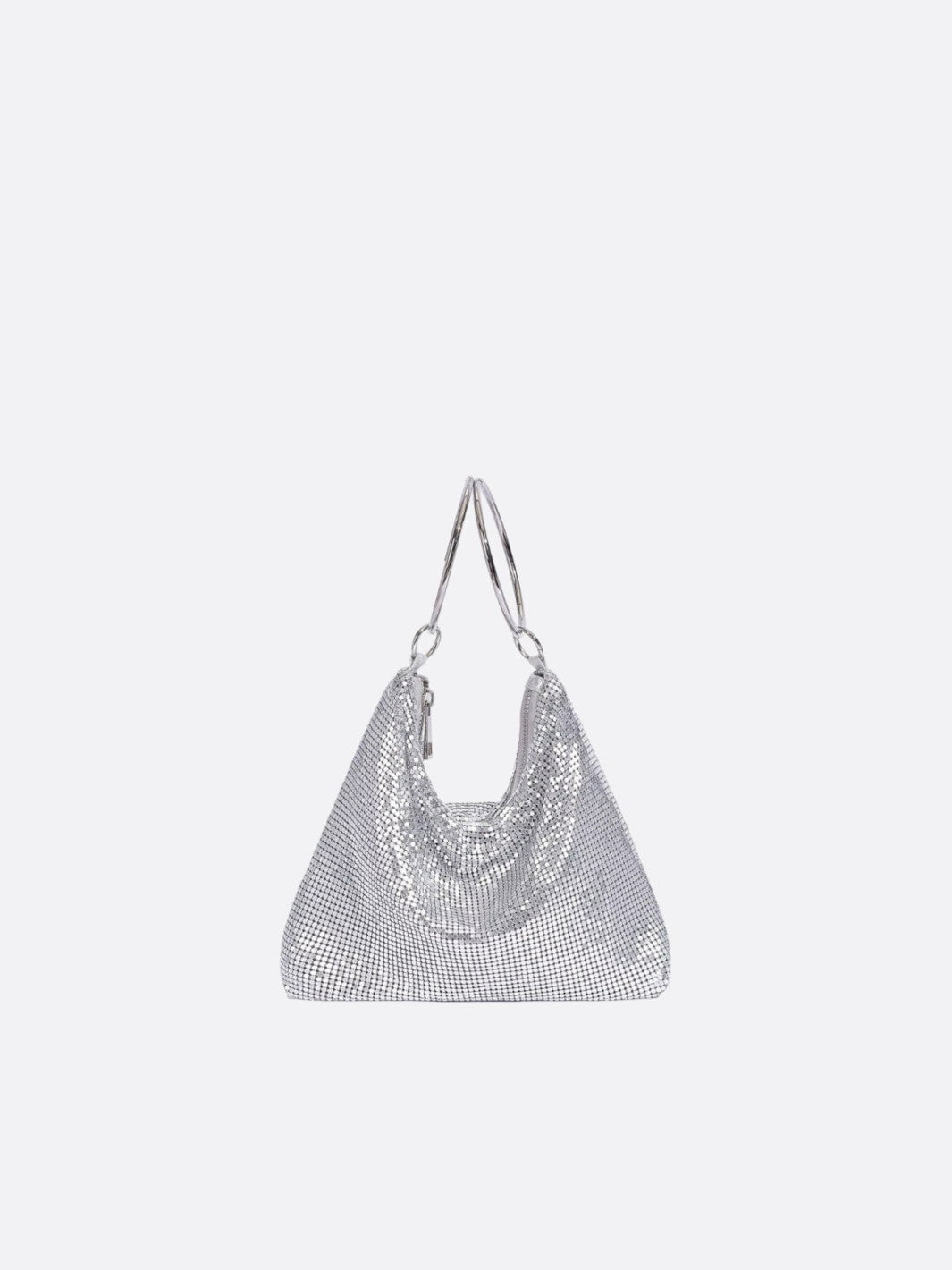 sac de soirée argenté