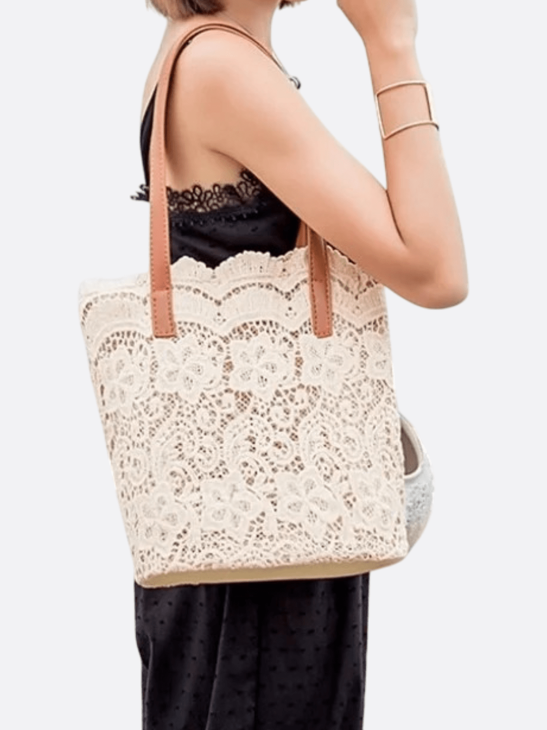 sac avec dentelle