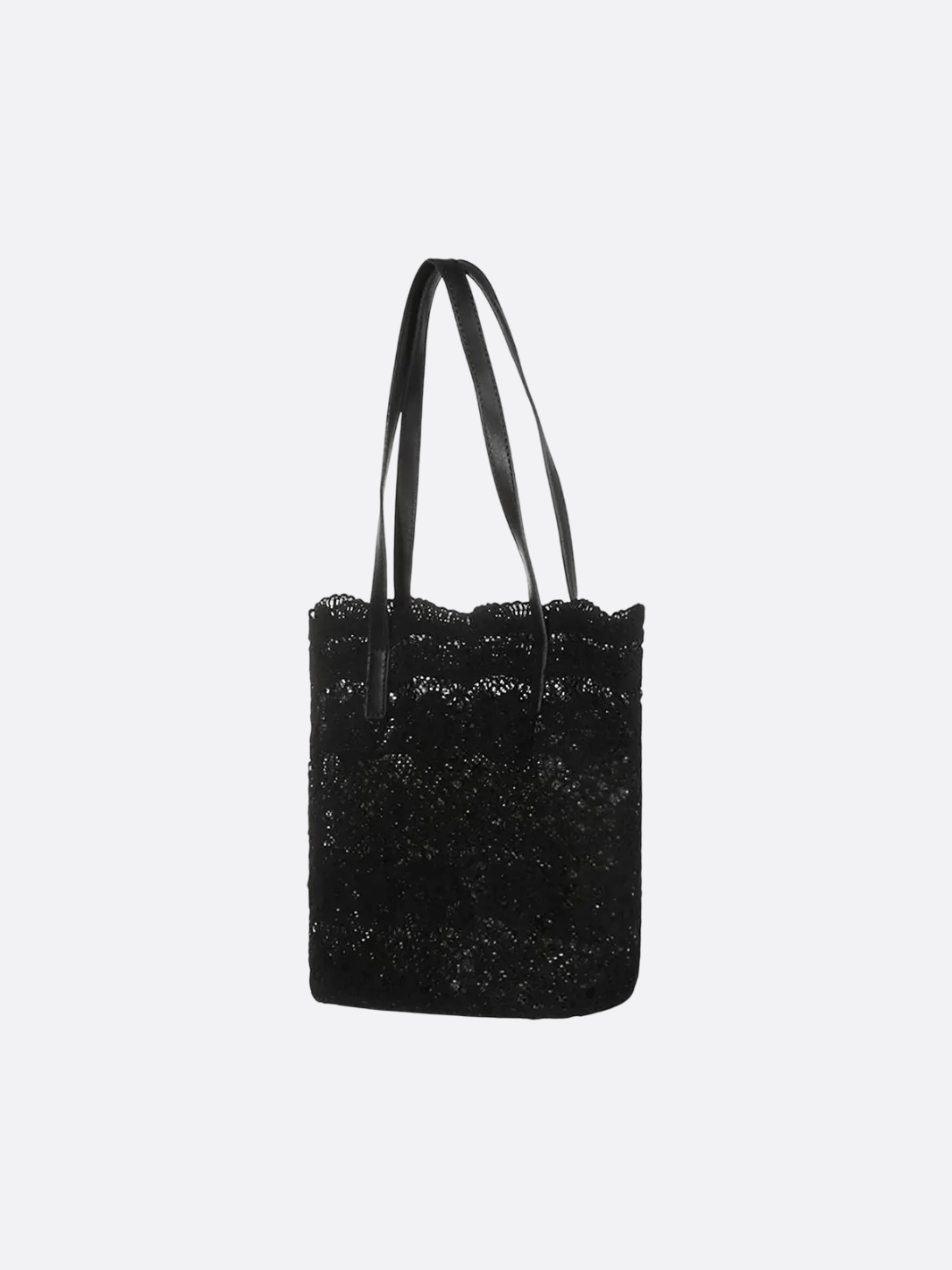 Sac dentelle noir
