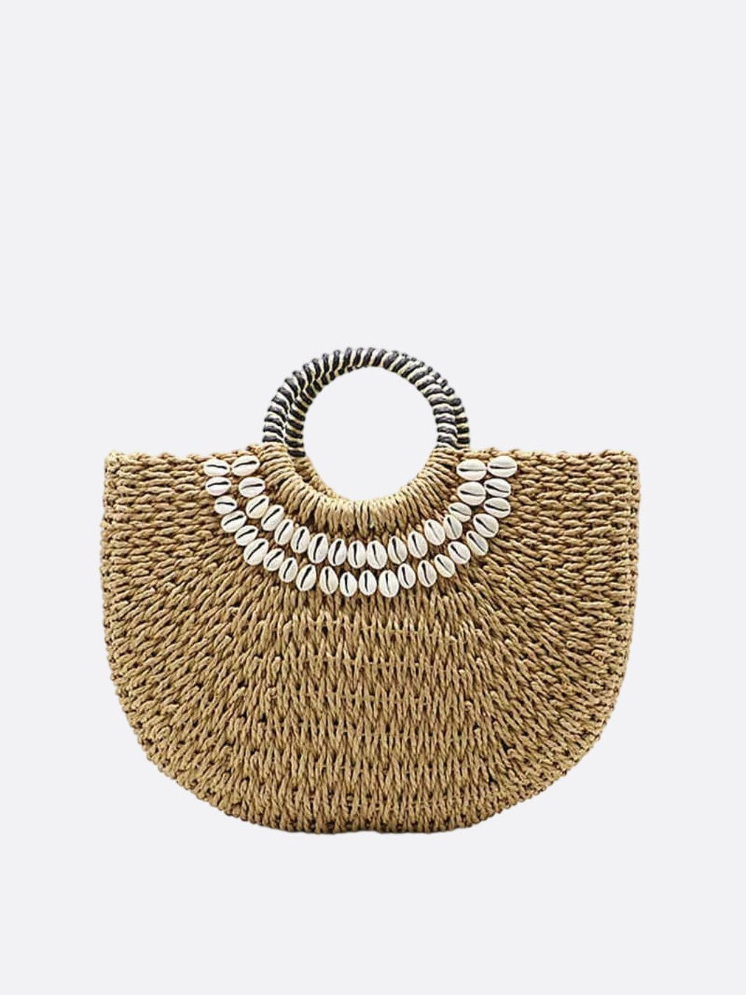 sac paille beige