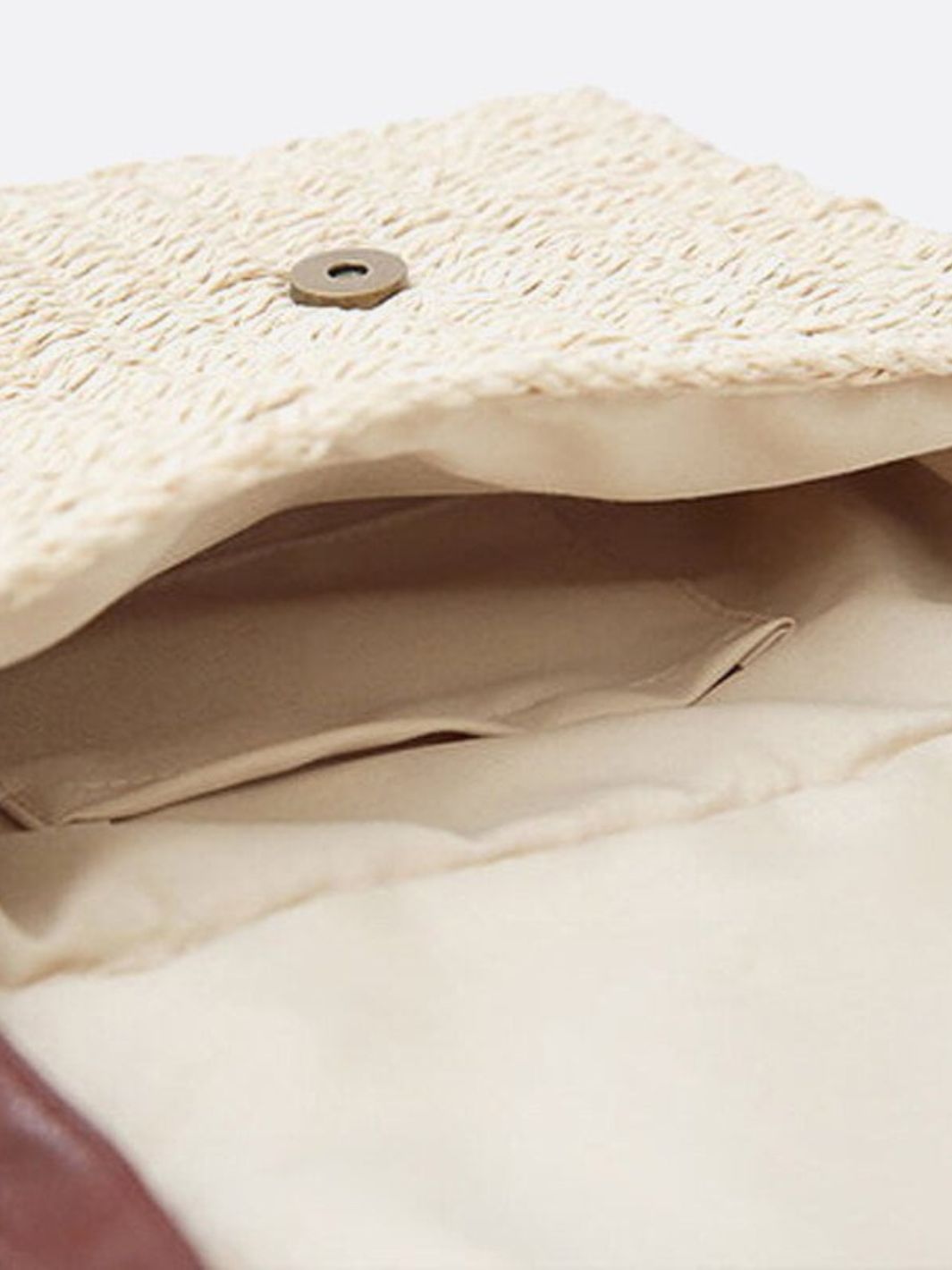 Sac en paille rectangulaire