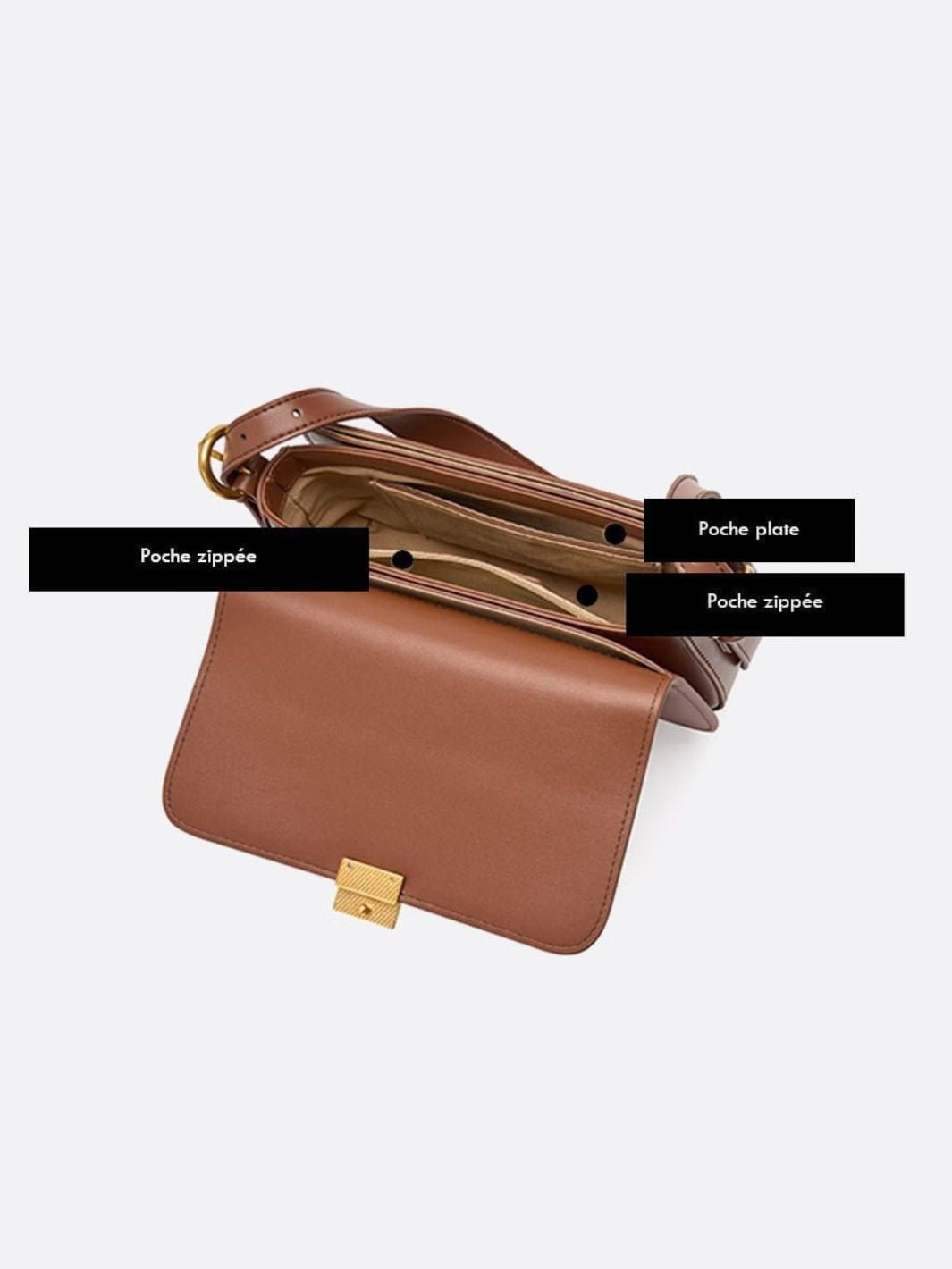 Sac épaule cuir