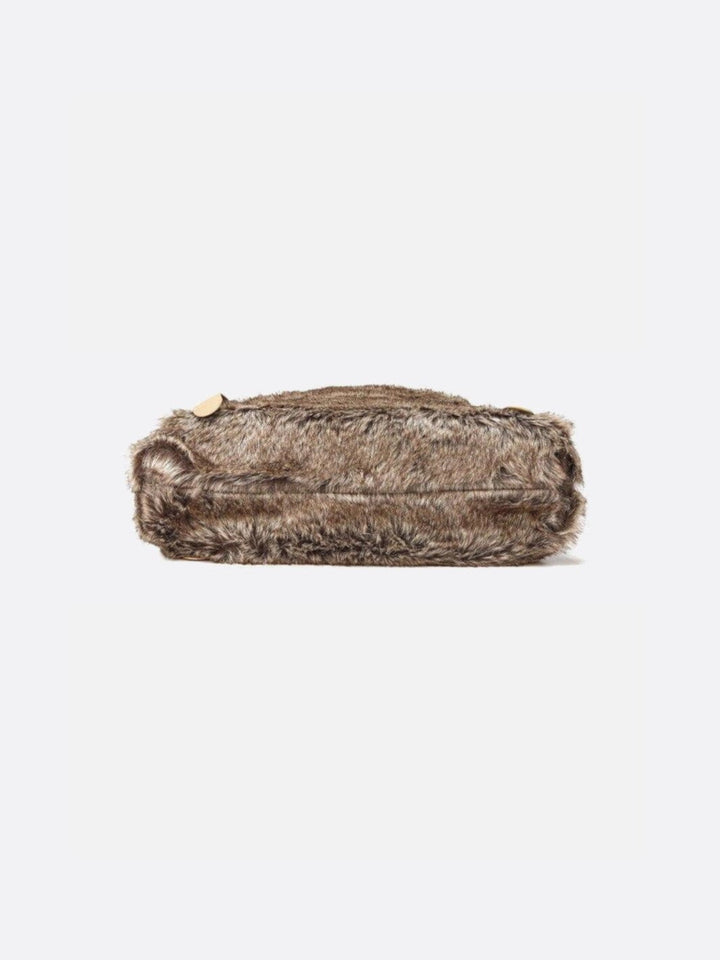 Sac fausse fourrure beige<br>Norenzo