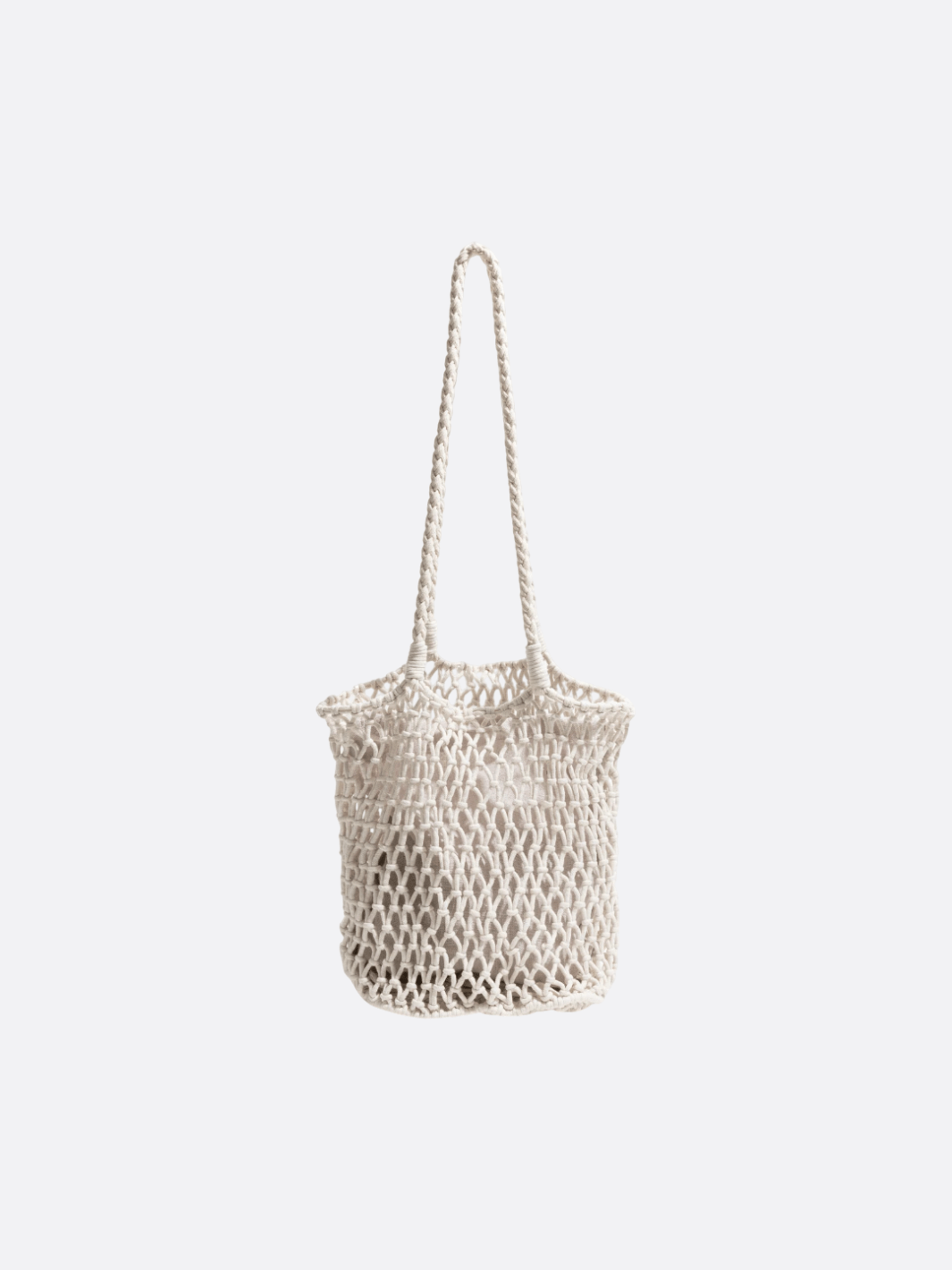 sac filet avec pochette blanc