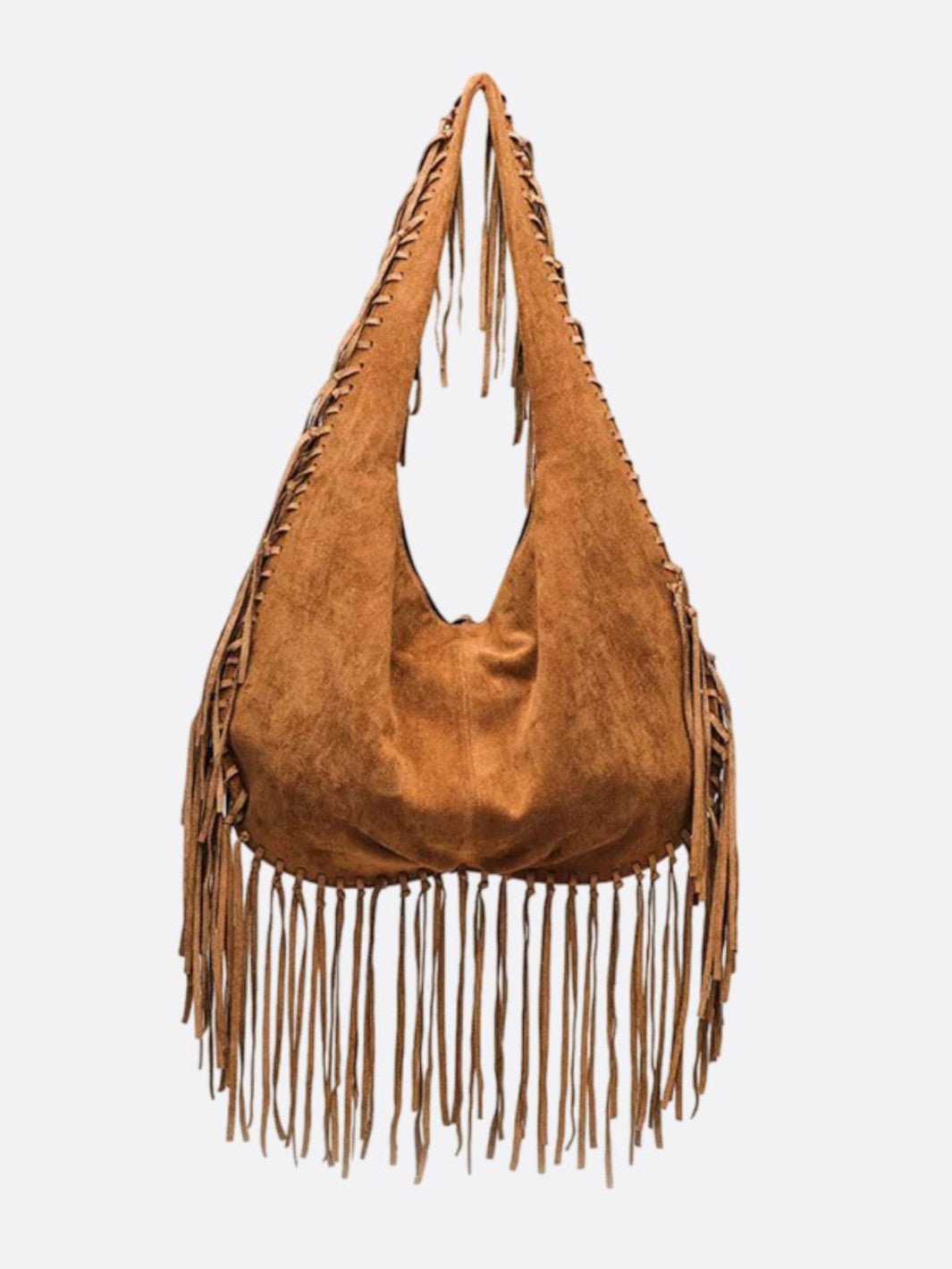 sac fourre tout daim camel