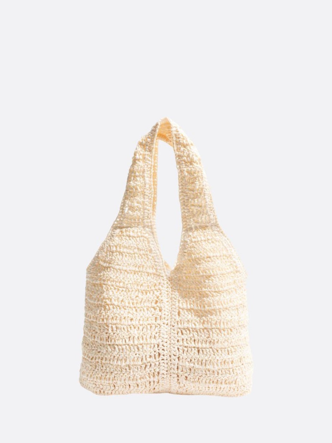 sac paille blanc