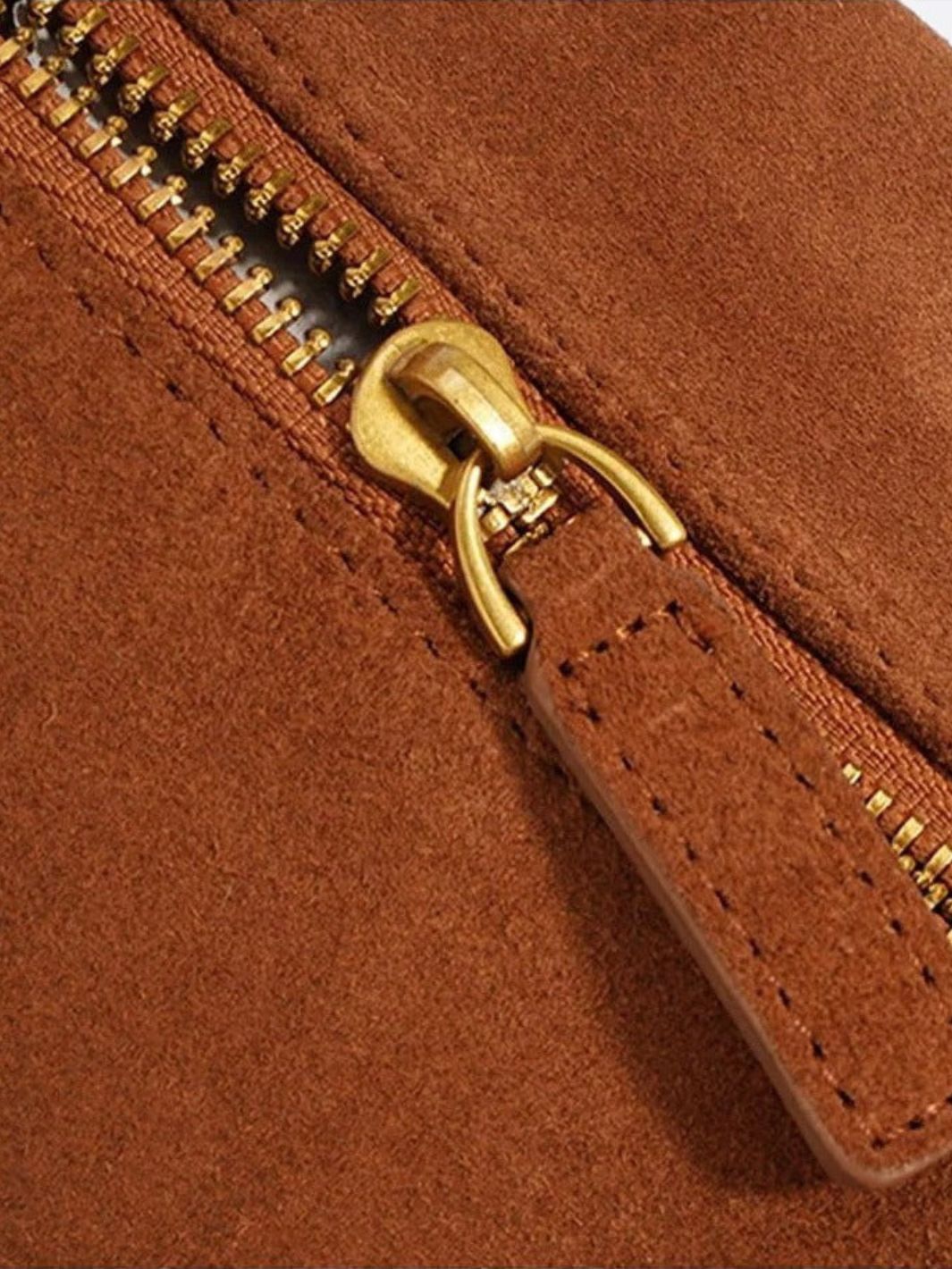 Sac hobo en daim