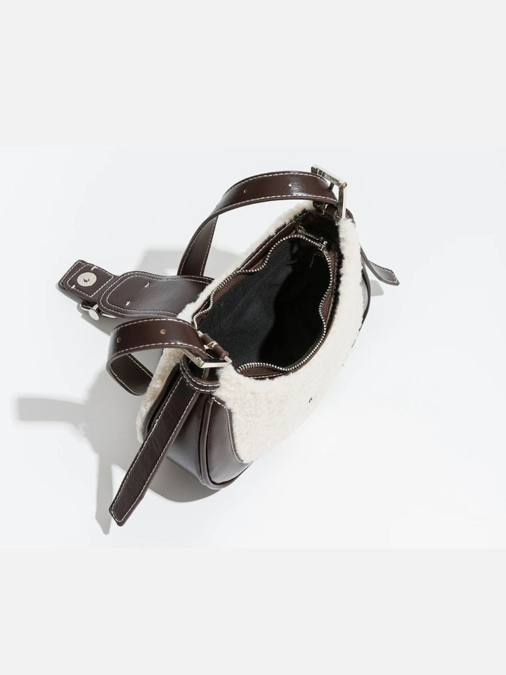 Sac moumoute et cuir
