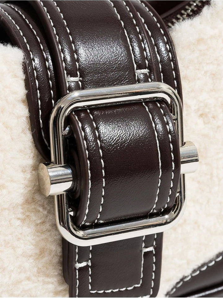 Sac moumoute et cuir