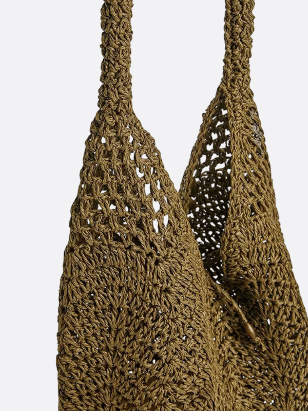 Sac paille fourre-tout
