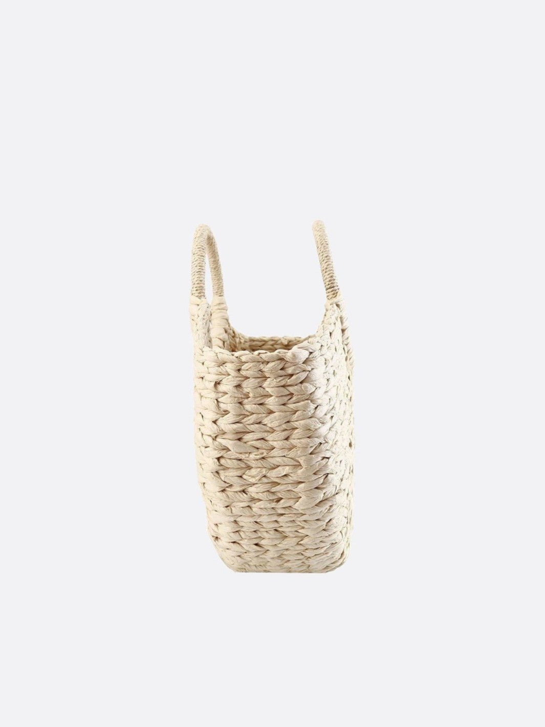 Sac panier en osier blanc<br>Avelia