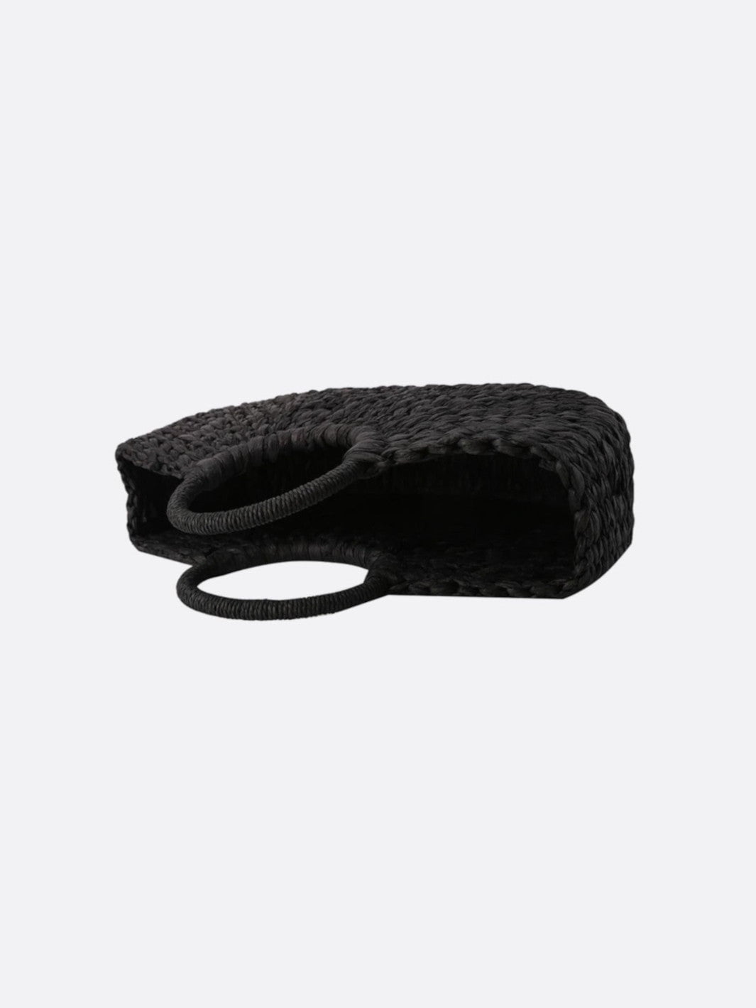 Sac panier en osier noir<br>Nysa