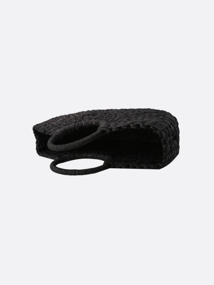 Sac panier en osier noir<br>Nysa