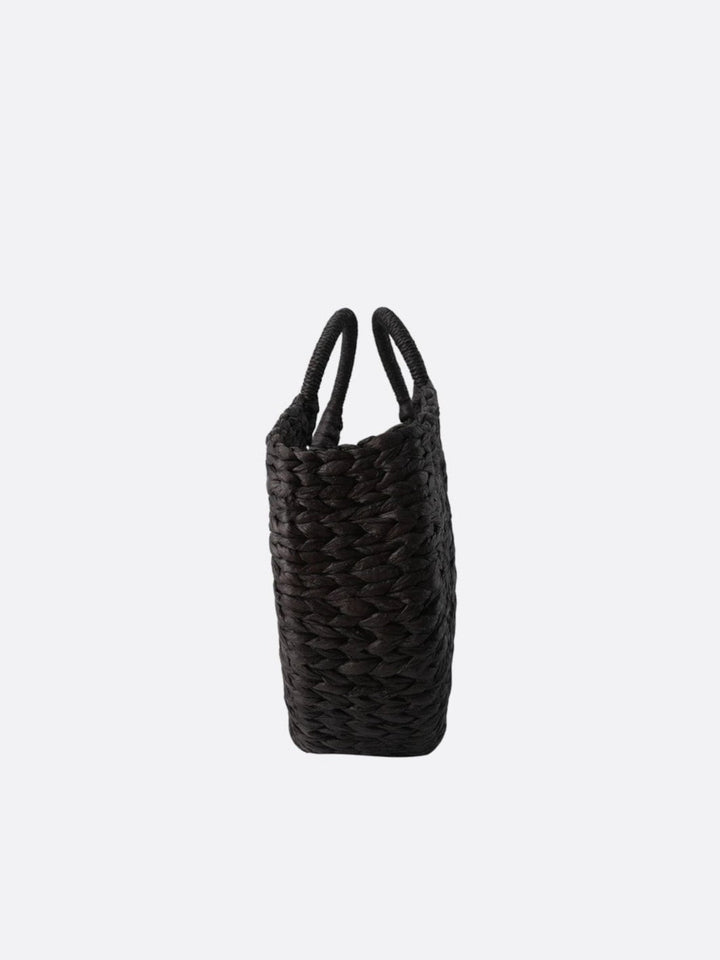 Sac panier en osier noir<br>Nysa