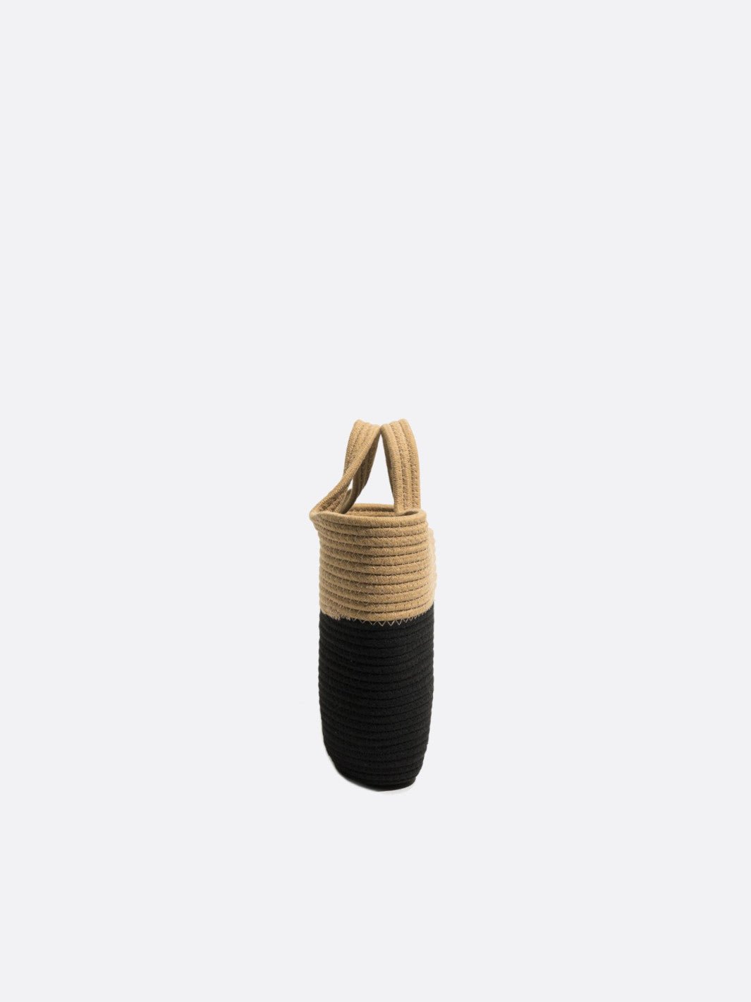 Sac panier noir et beige<br>Dorano