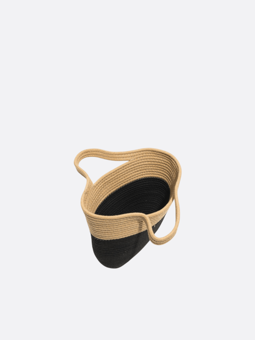 Sac panier noir et beige<br>Dorano