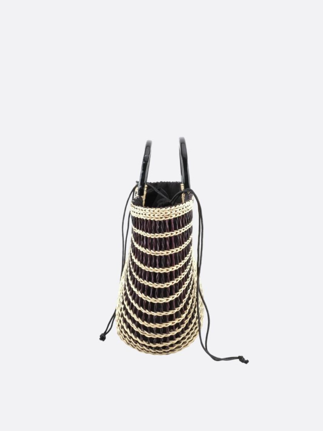 Sac panier noir et blanc