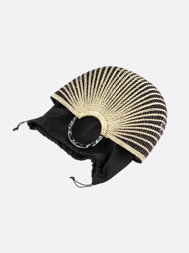 Sac panier noir et blanc