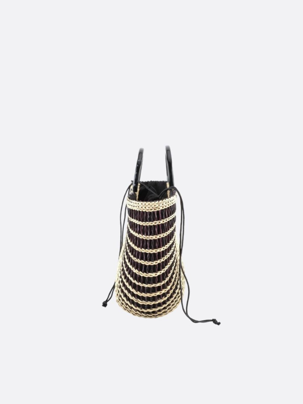 Sac panier noir et blanc<br>Solaris