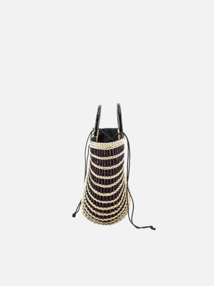 Sac panier noir et blanc<br>Solaris